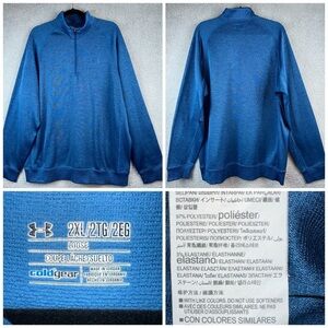 Under Armour Mens Storm Loose Cold Gear Sweater Size 2XL Fleece Layering Winter